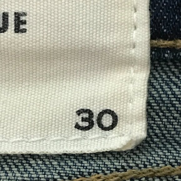 Rag & Bone Standard Issue Fit 2 Slim Leg Jean Men 30x26 Blue Button Fly Low Rise - Picture 4 of 15